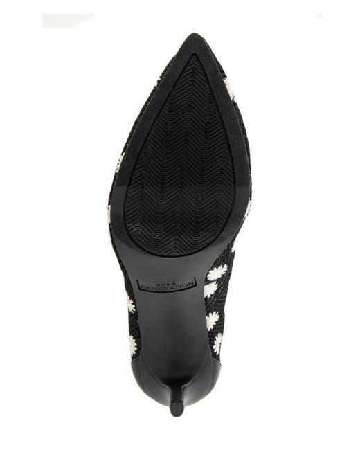 BCBGeneration Black Bissha Floral Pump