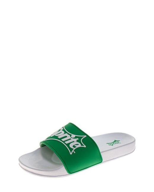 Coca Cola Green Sprite Slide Sandal for men