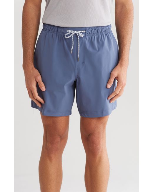 90 Degrees Blue Warp Landon Shorts for men