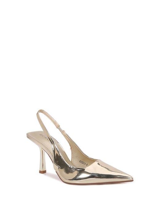 BERNESS White Cassia Slingback Pump