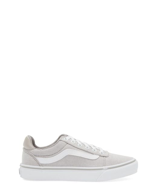 Vans White Ward Deluxe Sneaker