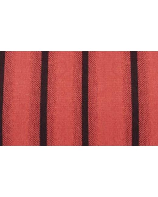 Lioness Red Horizon Stripe Open Tie Back Top