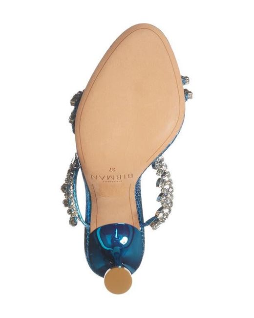Alexandre Birman Blue Crystal Fringe Sandal