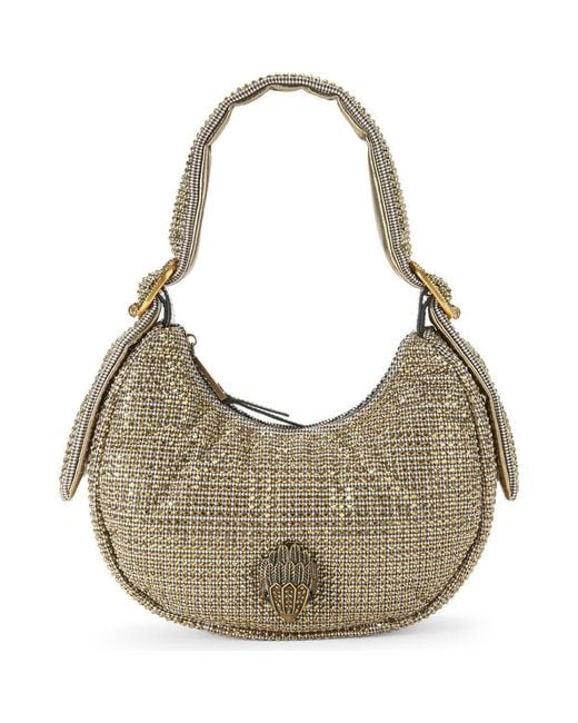 Kurt Geiger Gray Small Kensington Puff Hobo Bag