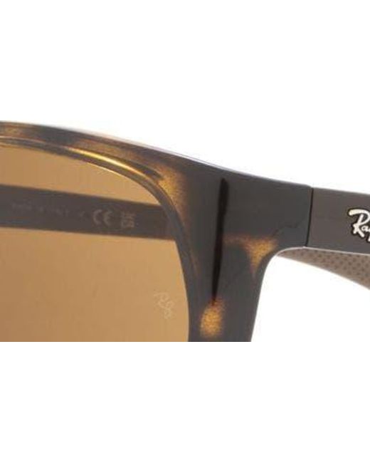 Ray-Ban Brown Ray-ban 61mm Wrap Sunglasses for men