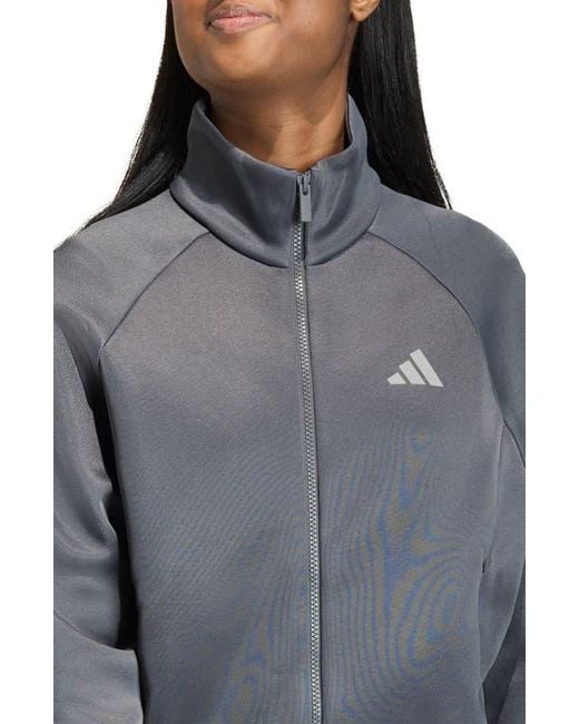 Adidas Gray Stadium Track Jacket