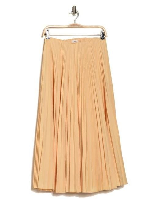 A.L.C. Natural Tatum Pleated Skirt