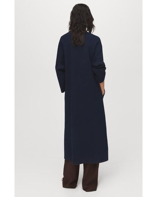 Mango Blue Long Cardigan