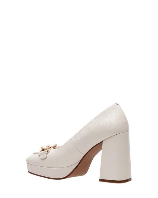 Linea Paolo Natural Phoebe Platform Pump