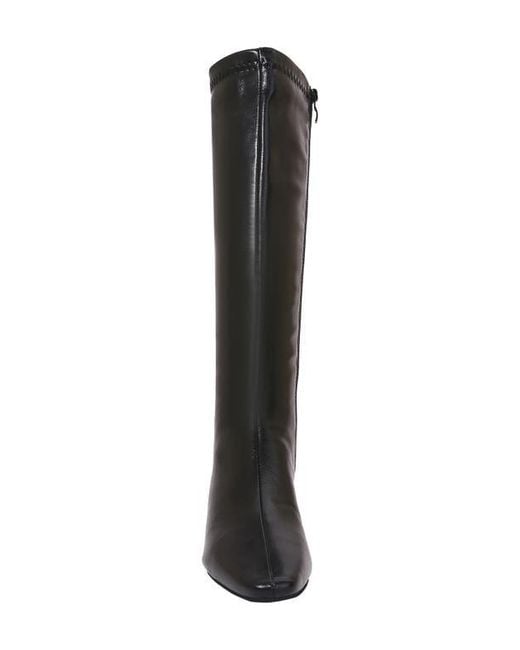 BERNESS Black Square Toe Boot