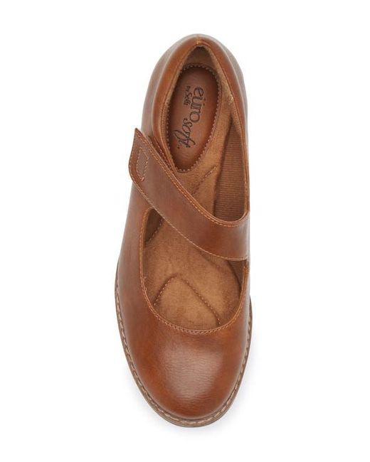 EuroSoft Brown Franlee Mary Jane Flat