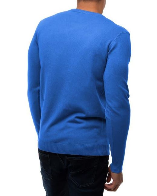 Xray Jeans Blue Crewneck Knit Sweater for men