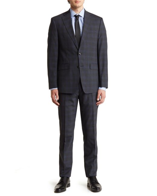 Calvin Klein Black Mabry Two-button Wool Blend Suit for men