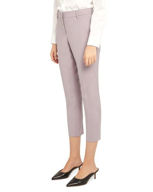THEORY Womens Gray Cropped Pants