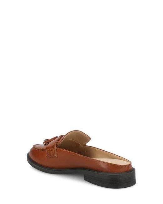 Journee Collection Brown Azura Tassel Loafer