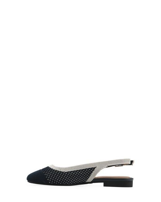 White Mountain Multicolor Bonie Slingback Flat
