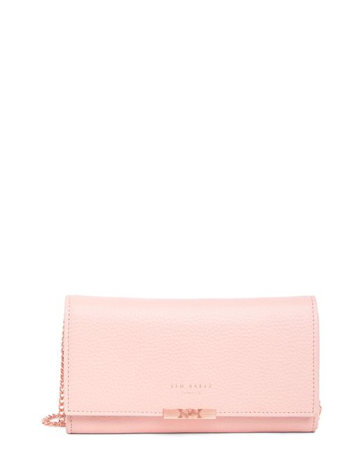Ted Baker Womens Bright Pink Stunna Mini Webbing Crossbody Bag |  Designerwear