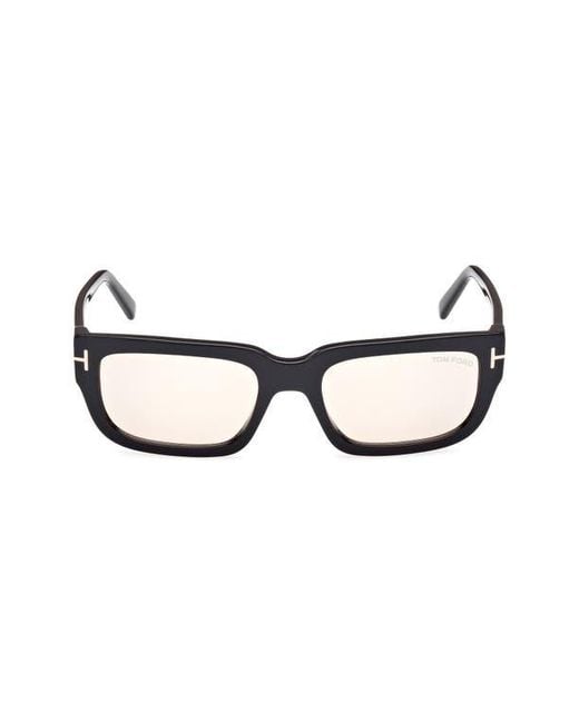 Tom Ford Multicolor Ezra 54Mm Rectangular Sunglasses