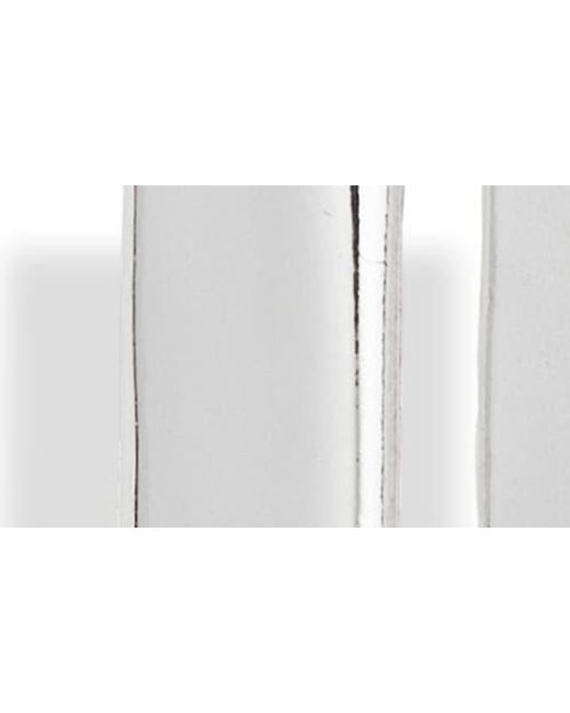 Leith White Chain Link Drop Earrings