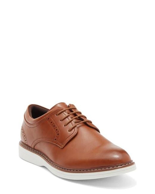 Gordon Rush Brown Brogue Plain Toe Derby for men