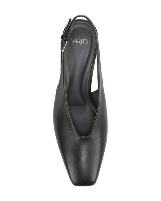 Sarto Black Sutton Slingback Pump