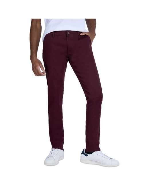 Xray Jeans Red Stretch Chino Commuter Pants for men