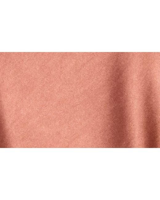 Chelsea28 Multicolor Ruched Cap Sleeve Satin Midi Dress