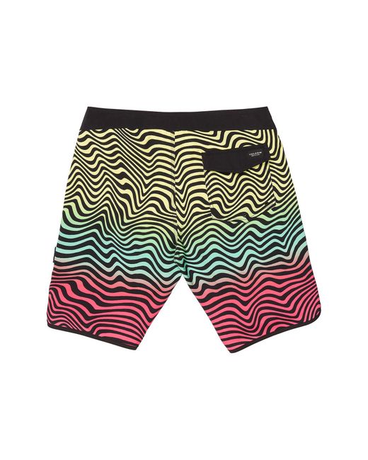 Volcom Multicolor Hawaii Scallop Mod Tech Board Shorts for men