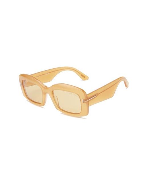 Tom Ford Natural 83Mm Square Sunglasses
