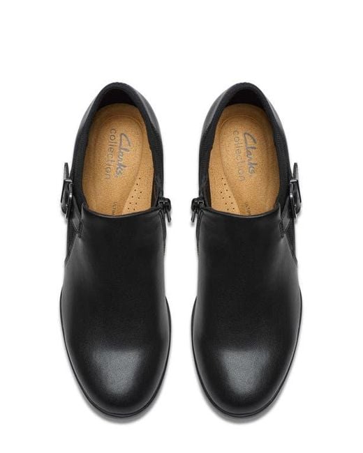 Clarks Black Emily2 Darcey Bootie