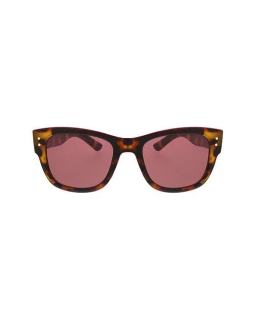 Roxy Red Midsize 52Mm Square Sunglasses for men