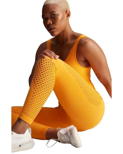 アセッテナイ　メイ adidas By Stella McCartney Asmc Mesh Onesie Jumpsuit in