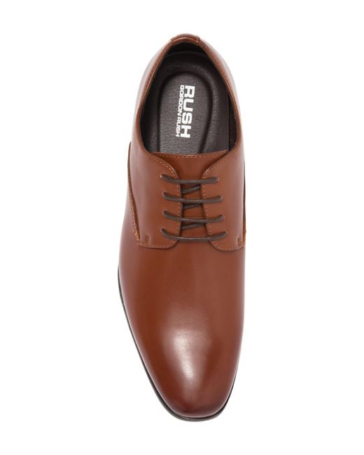 Gordon Rush Brown Plain Toe Dress Shoe for men