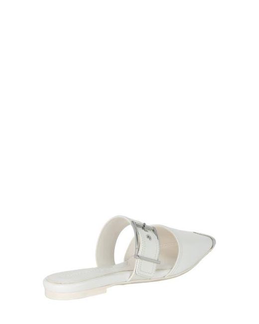 McQueen Metallic Punk Pointed Toe Flat