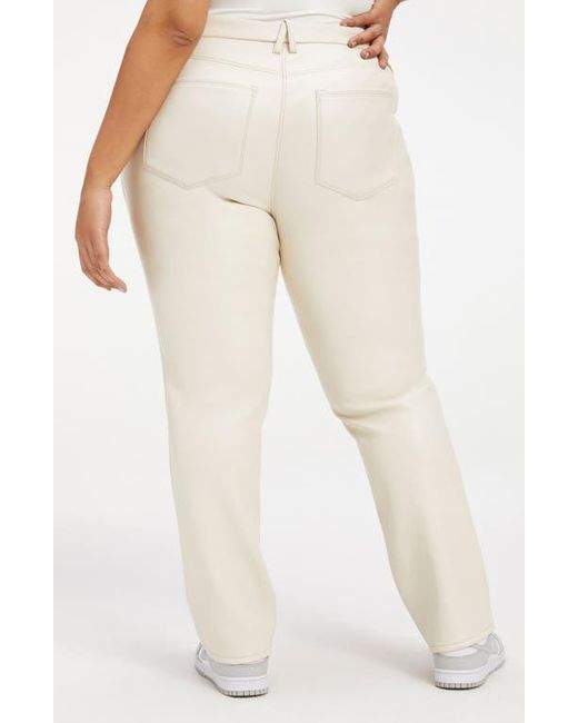 GOOD AMERICAN Natural Better Than Leather Faux Leather Good Icon Pants