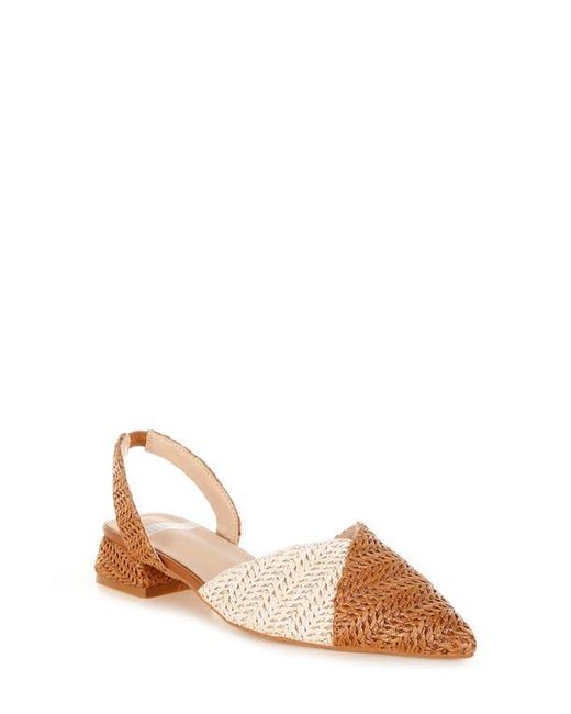 Rag & Co Natural Kinjay Slingback Pump
