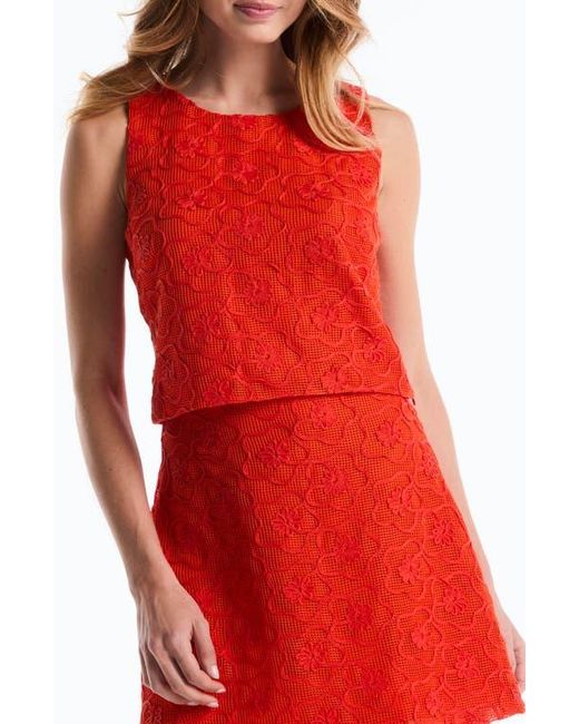 Laundry by Shelli Segal Embroidered Shell