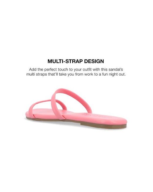 Journee Collection Pink Adyrae Tru Comfort Slide Sandal