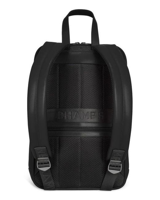 CHAMPS Black Onyx Leather Backpack for men