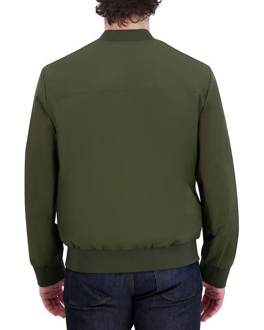 Cole Haan Green Bomber Jacket for men