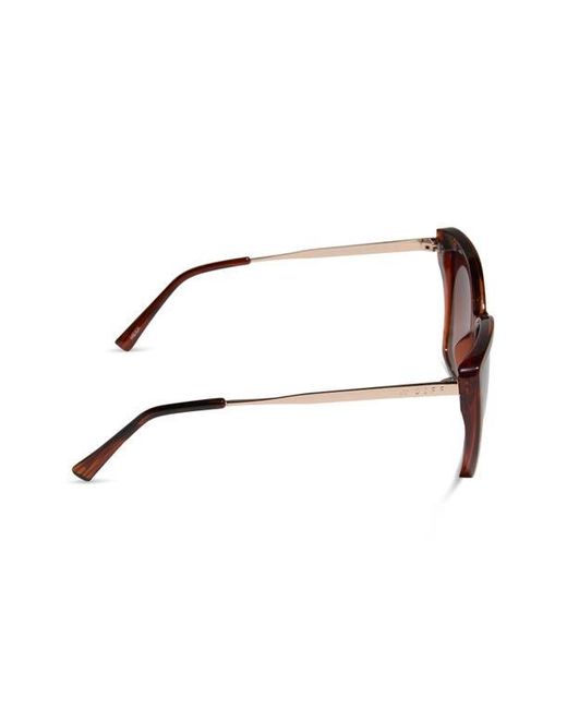 DIFF Brown Heidi 56Mm Cat Eye Sunglasses