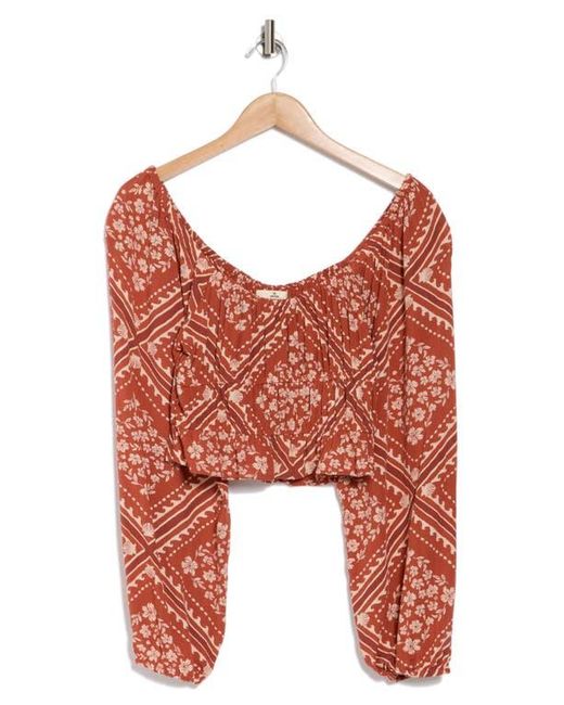 Rip Curl Red Soleil Long Sleeve Top