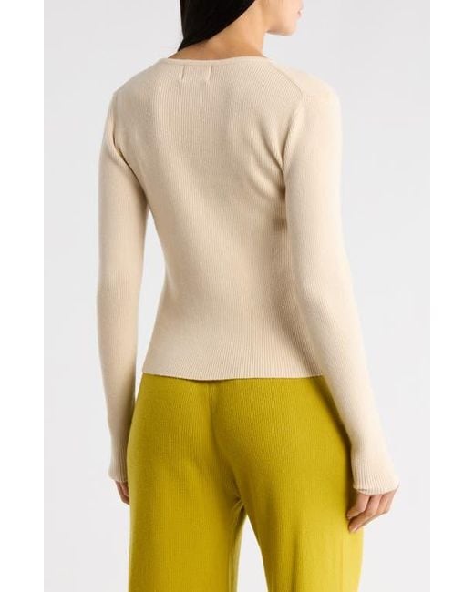 FRNCH Natural Ainoa Button-Up Sweater