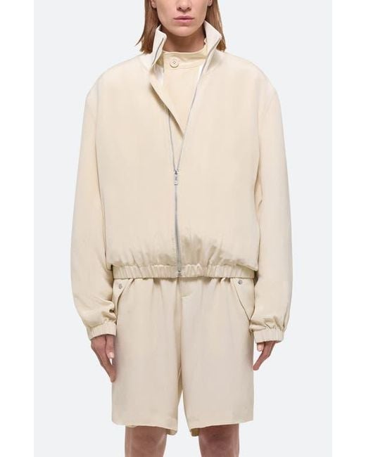 Helmut Lang Natural Zip Bomber Jacket