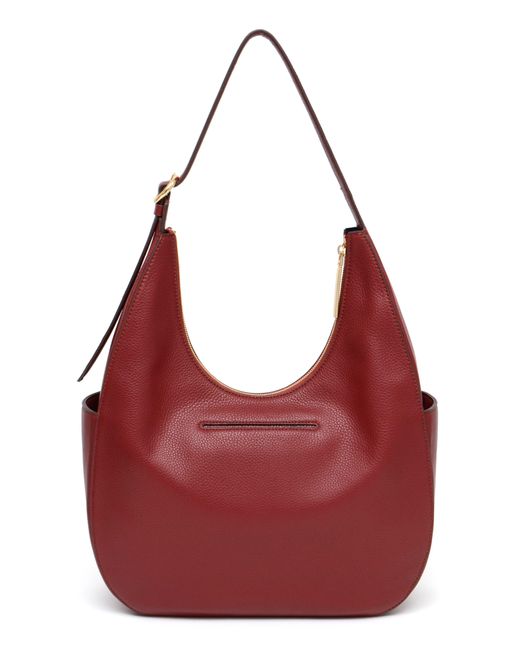 thacker Amira Large Leather Hobo Bag in Red | Lyst