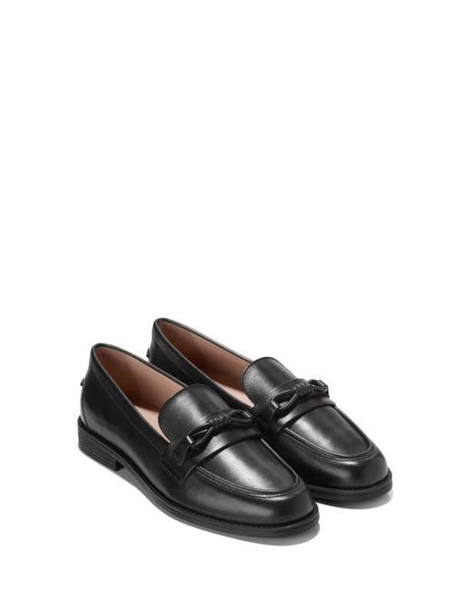 Cole Haan Black Stassi Bow Loafer