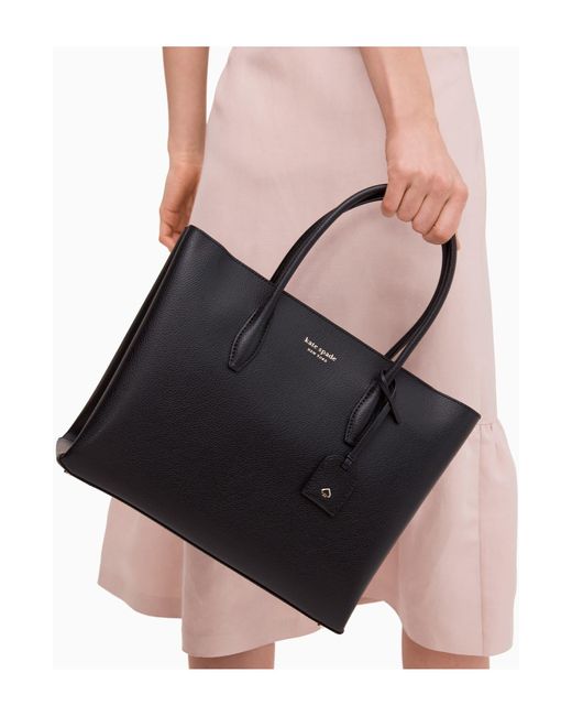 Kate Spade Eva Medium Top Zip Satchel Bag in Black Lyst