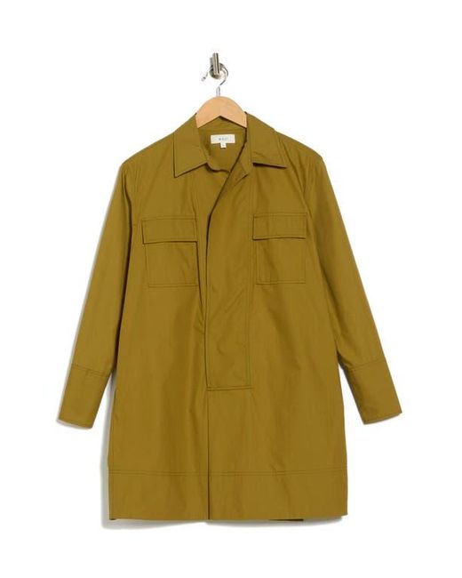 A.L.C. Green Jori Cotton Shirtdress