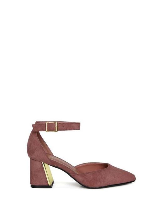 LONDON RAG Brown Rory Pointed Toe Pump