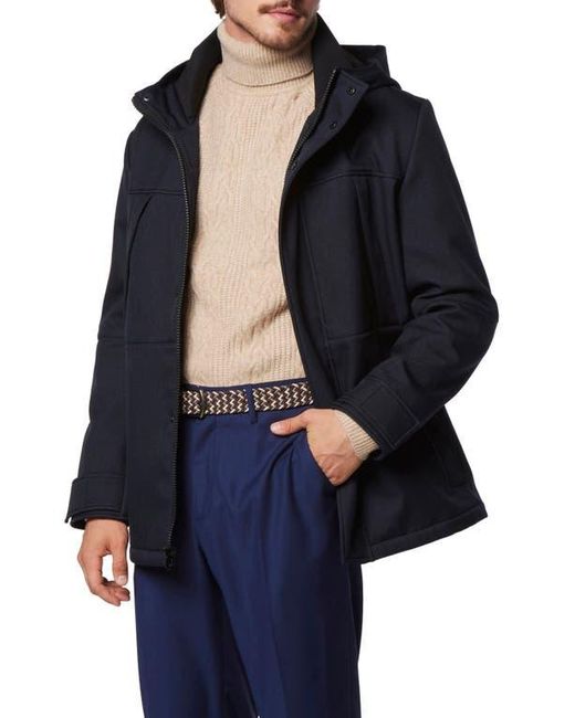 Andrew Marc Black Tompkins Parka Jacket for men
